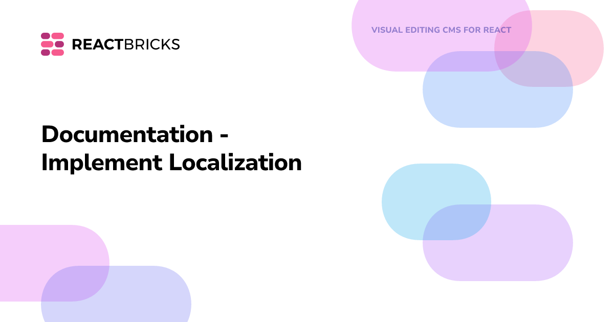 Implement Localization | React Bricks