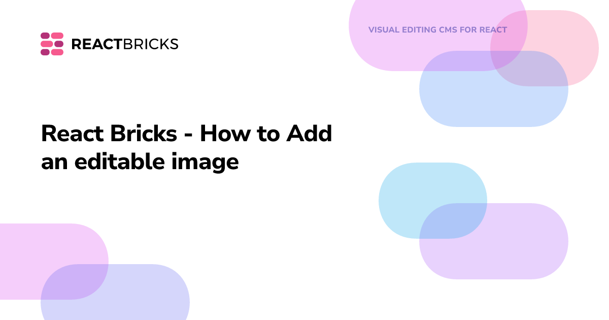 React Bricks - How to Add an editable image
